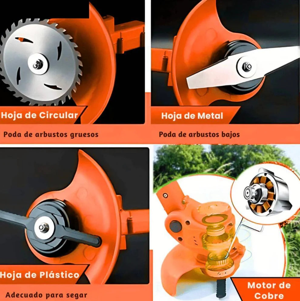 TerraForce | Guadaña Electrica + 2 Baterias de Regalo