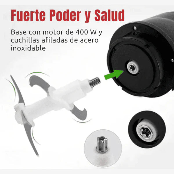 PicaFlash™ 8000 - Pica 1 kg de carne en 8s + Libro con recetas GRATIS