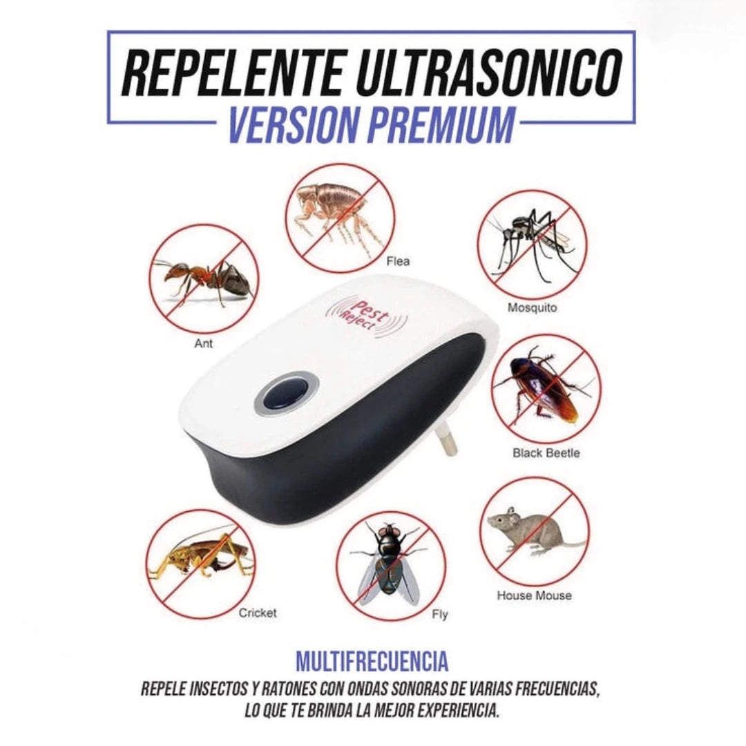 Repelente Ultrasónico Ridex 2.0 - COMPRA 1 LLEVA 2